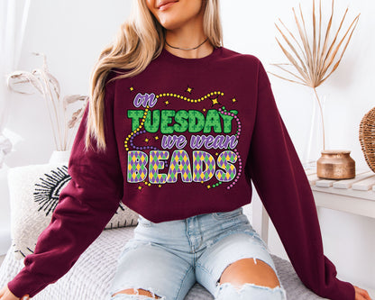 Mardi Gras Celebration Wear Sweatshirt