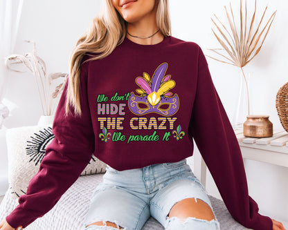 Mardi Gras Carnival Mood Sweatshirt