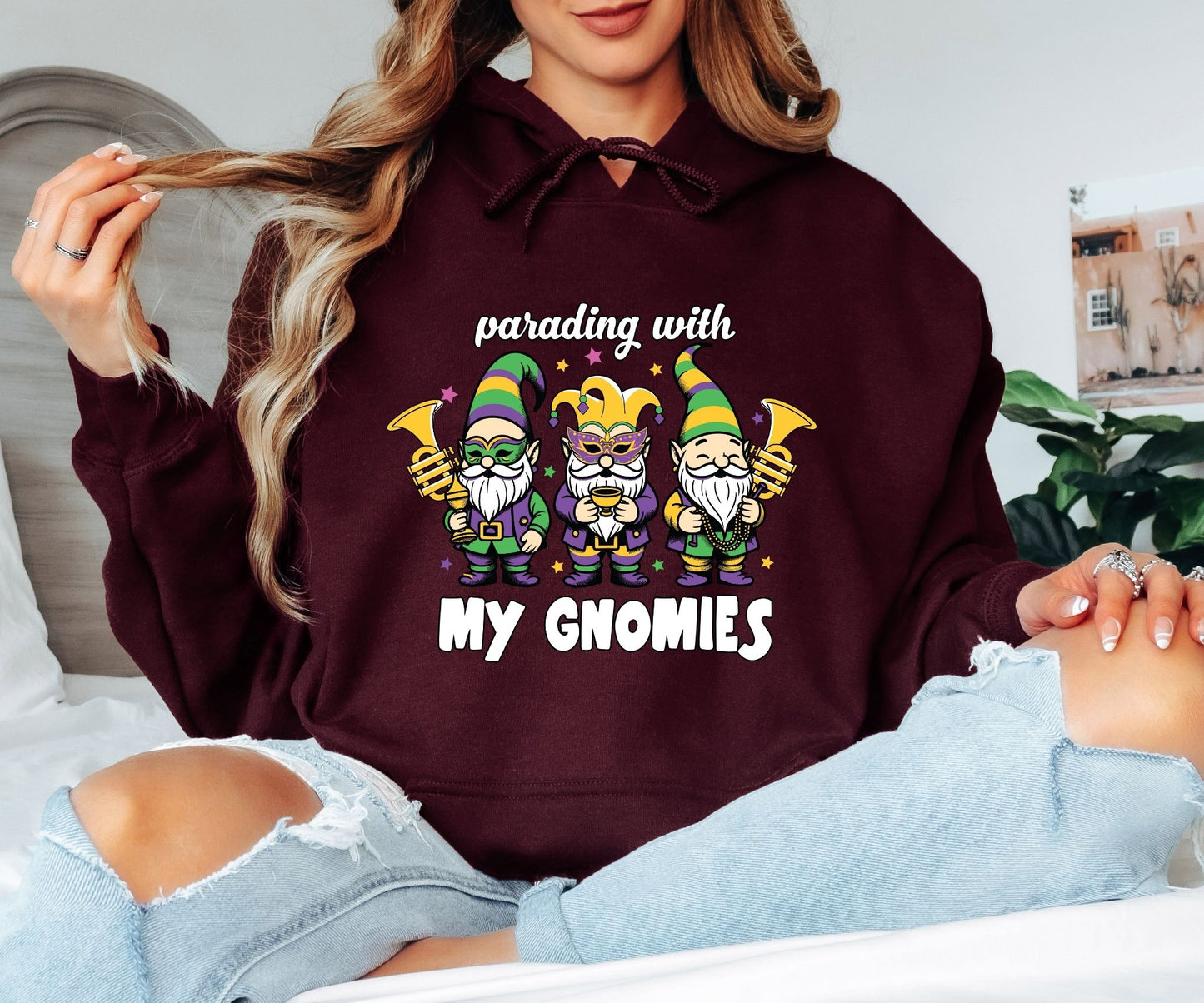 Mardi Gras Graphic Hoodie – Festival Streetwear