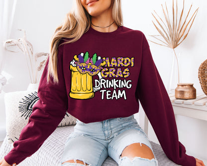 Mardi Gras Inspired Festival Crewneck