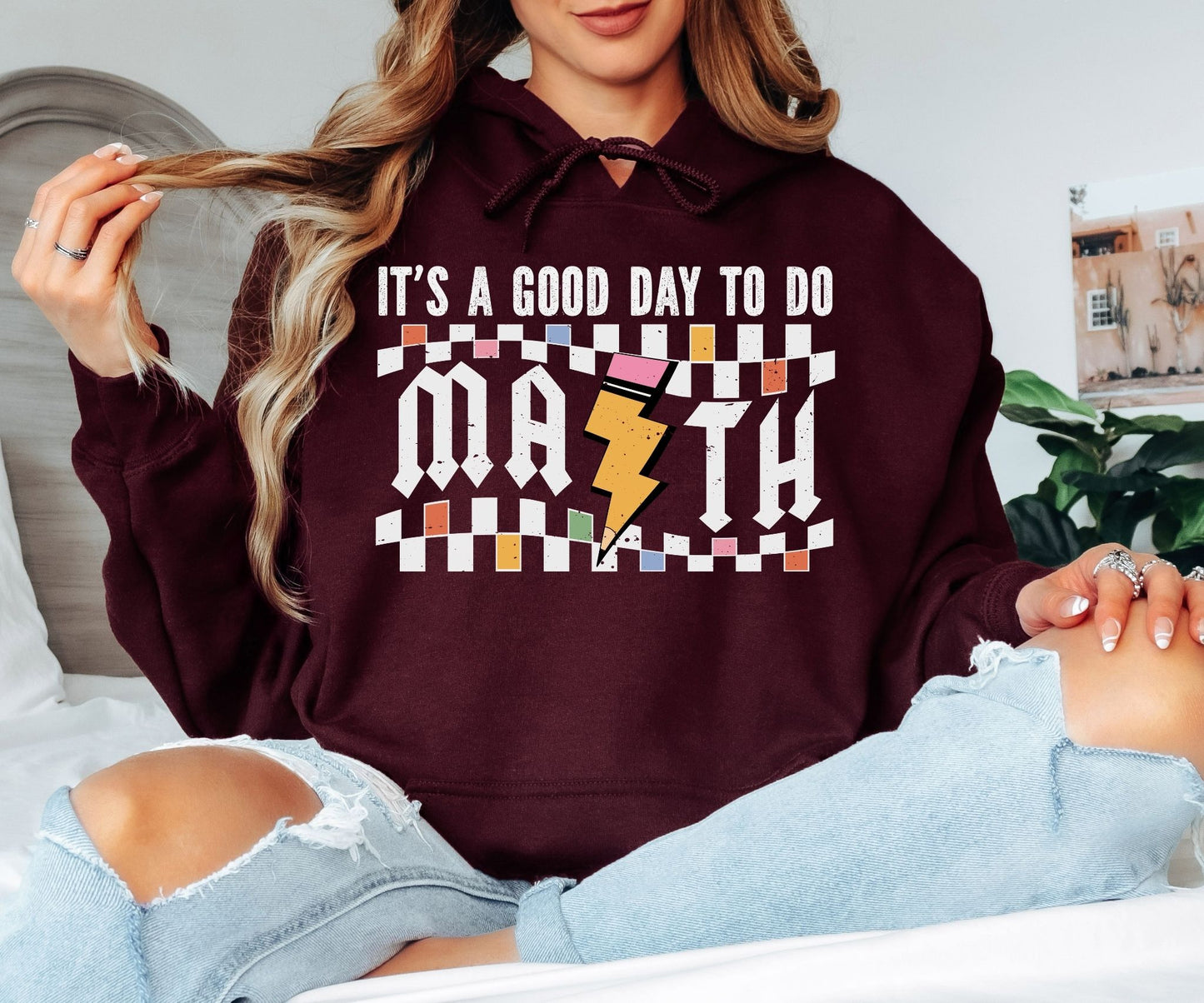 It’s a Good Day to Do Math Hoodie – Fun Math Teacher Graphic Hoodie