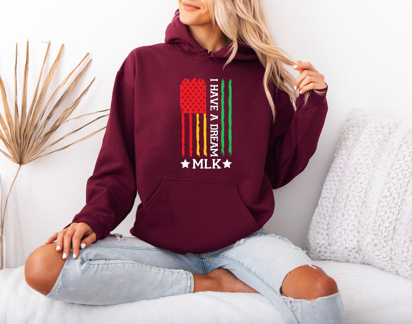 Martin Luther King Jr. Portrait Hoodie – Civil Rights Hero Design