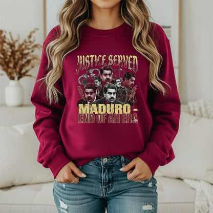 Arrest Maduro Sweatshirt – Freedom for Venezuela Political Graphic