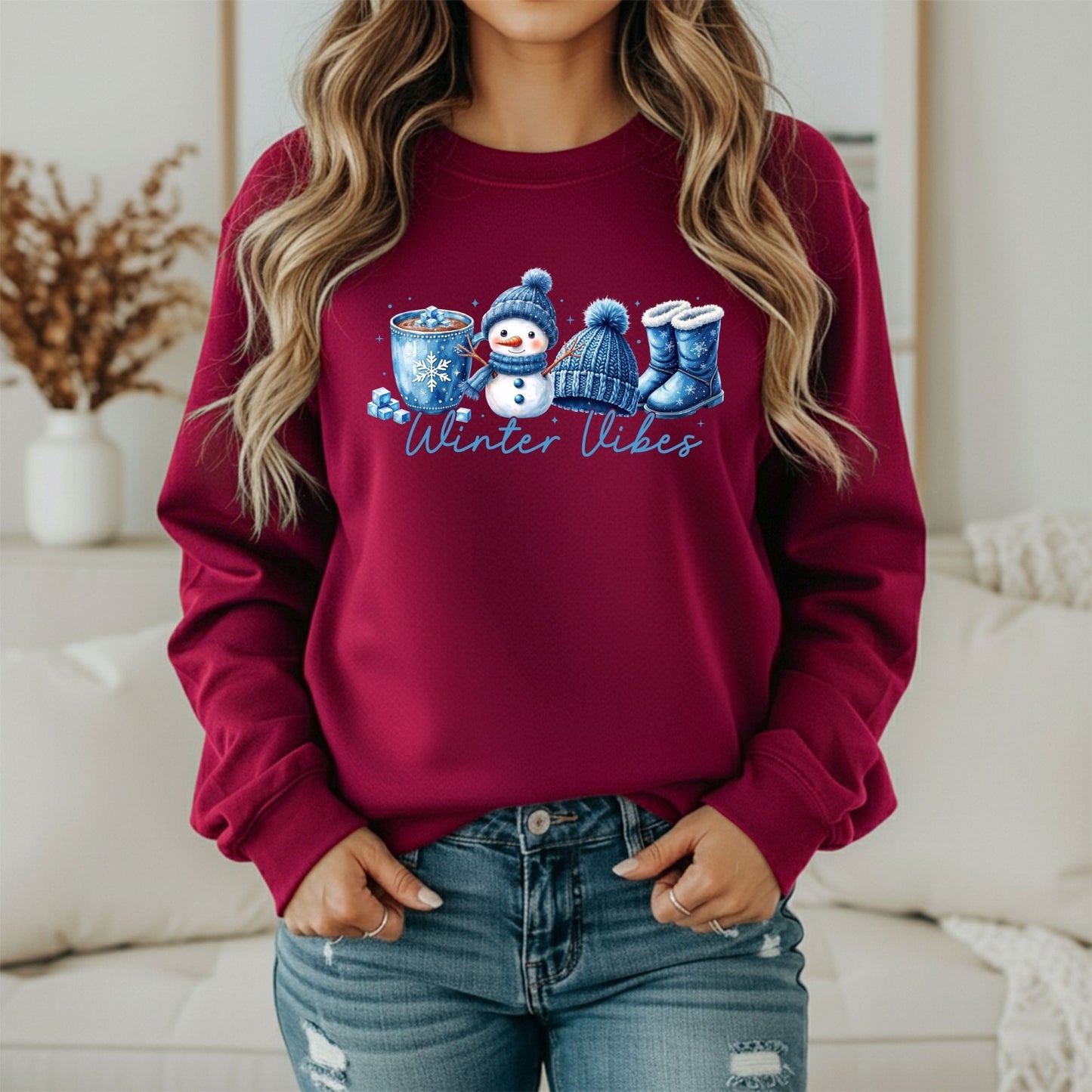 Winter Snow Mood Sweatshirt – Cozy Seasonal Graphic