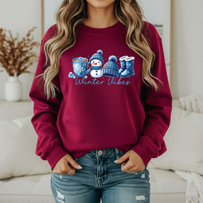 Winter Snow Mood Sweatshirt – Cozy Seasonal Graphic