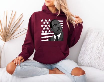 MLK Dream Message Hoodie – Civil Rights Inspired Apparel