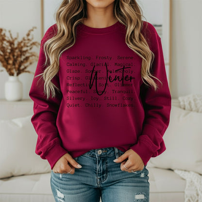 Winter Cozy Graphic Sweatshirt – Minimal Cold Weather Style