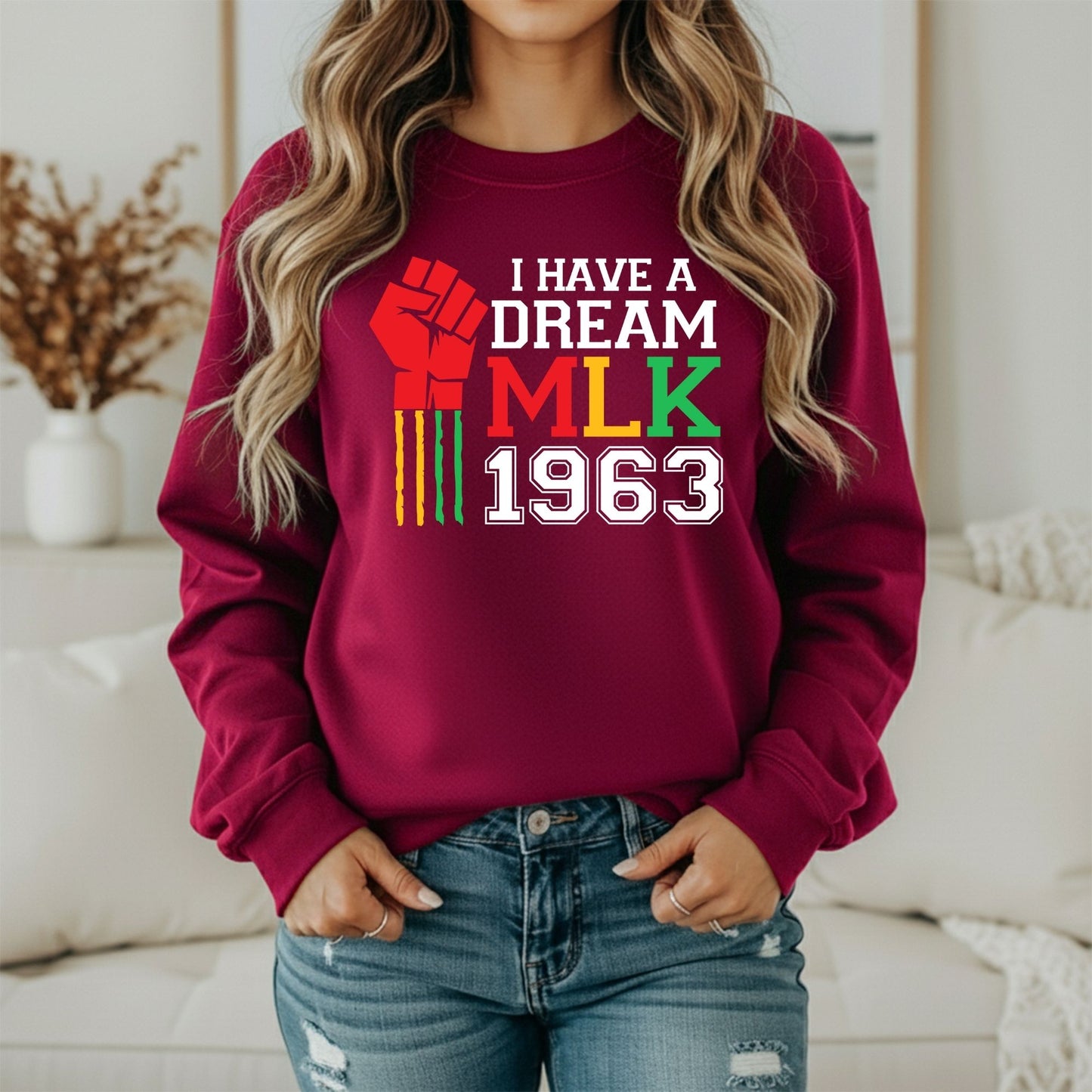 MLK Human Freedom Sweatshirt – Social Justice Message