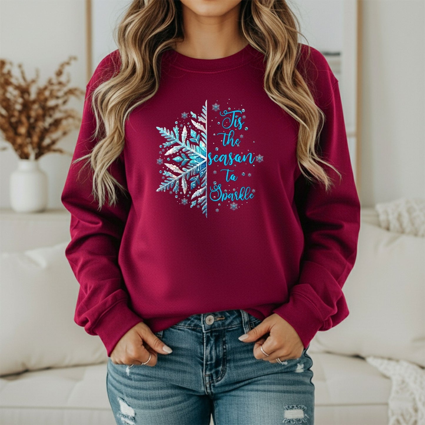 Snowy Winter Sweatshirt – Cozy Cold Season Graphic