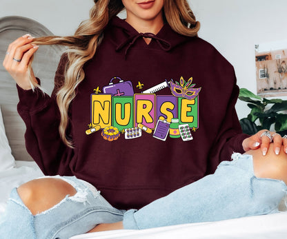 Mardi Gras Hoodie – Let the Good Times Roll Quote