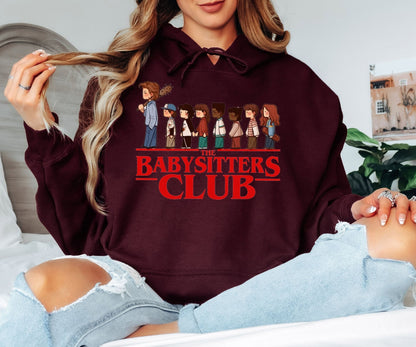 The Babysitters Club Hoodie, Retro Book Series Inspired Graphic Hoodie, Cozy Unisex Pullover