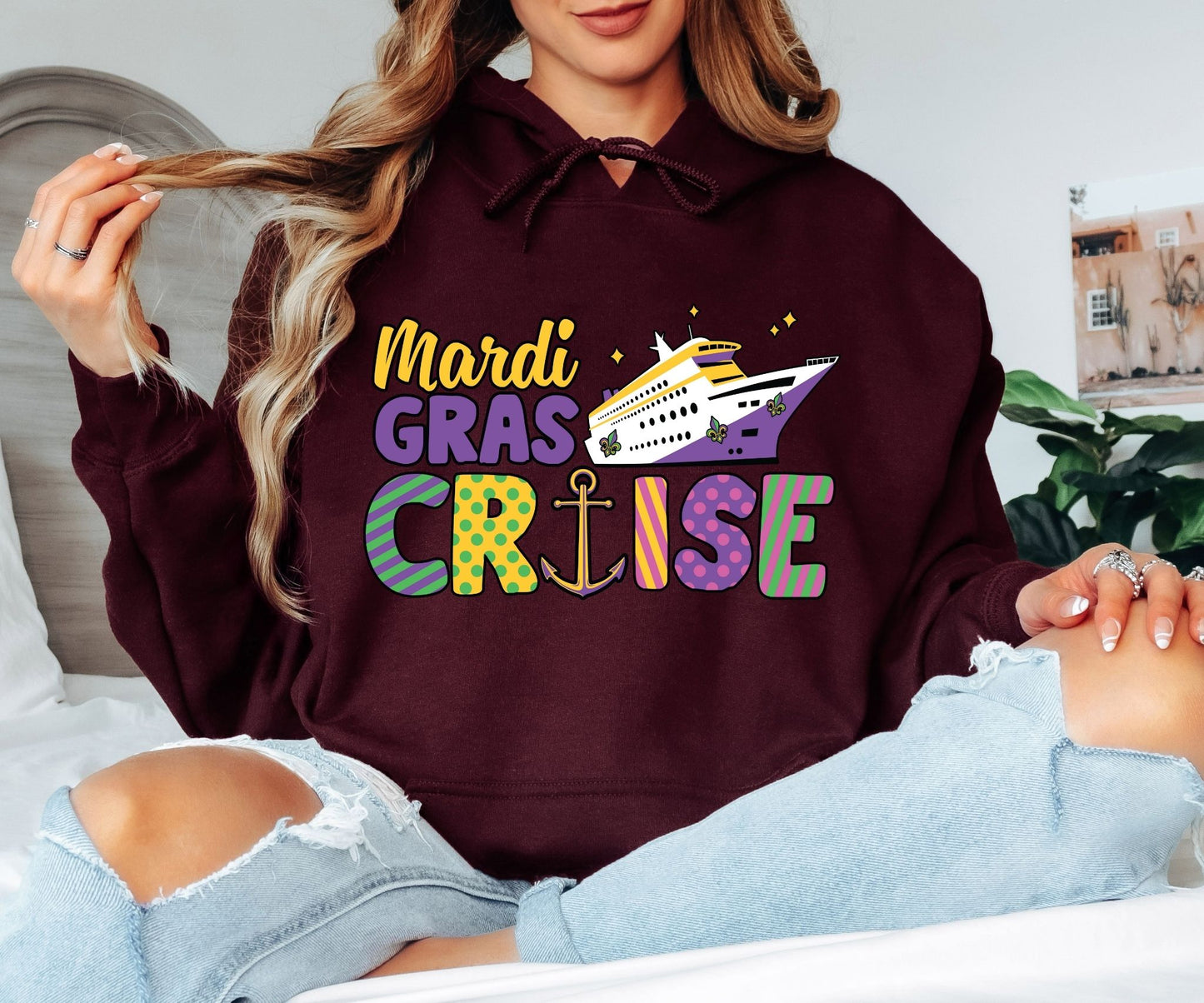 Mardi Gras Hoodie – Streetwear Festival Style