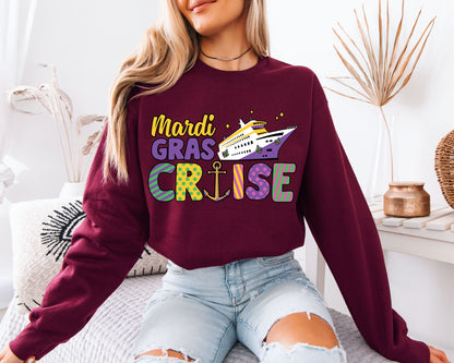Mardi Gras Fun & Festive Crewneck