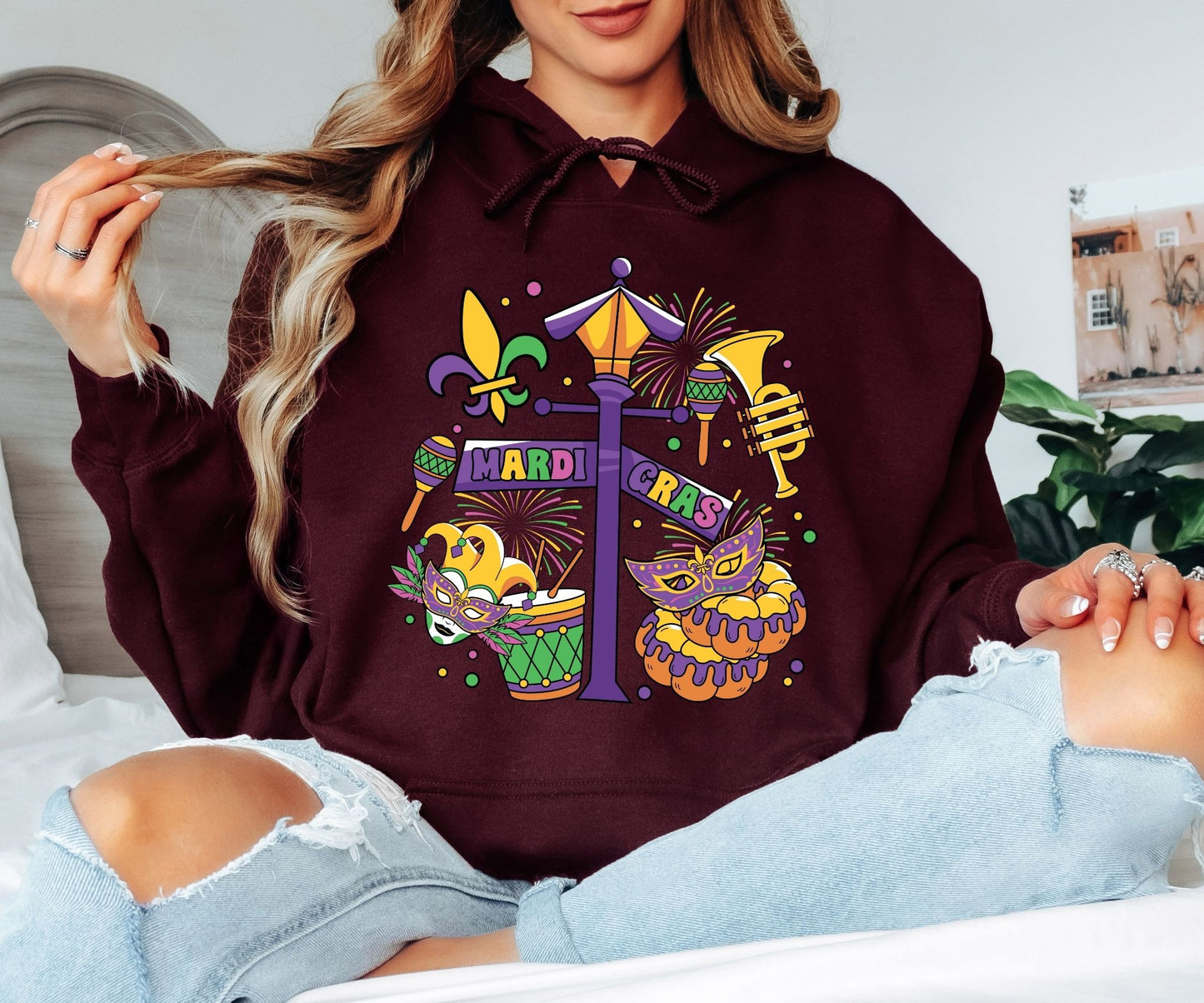 Mardi Gras Hoodie – Carnival Outfit Essential