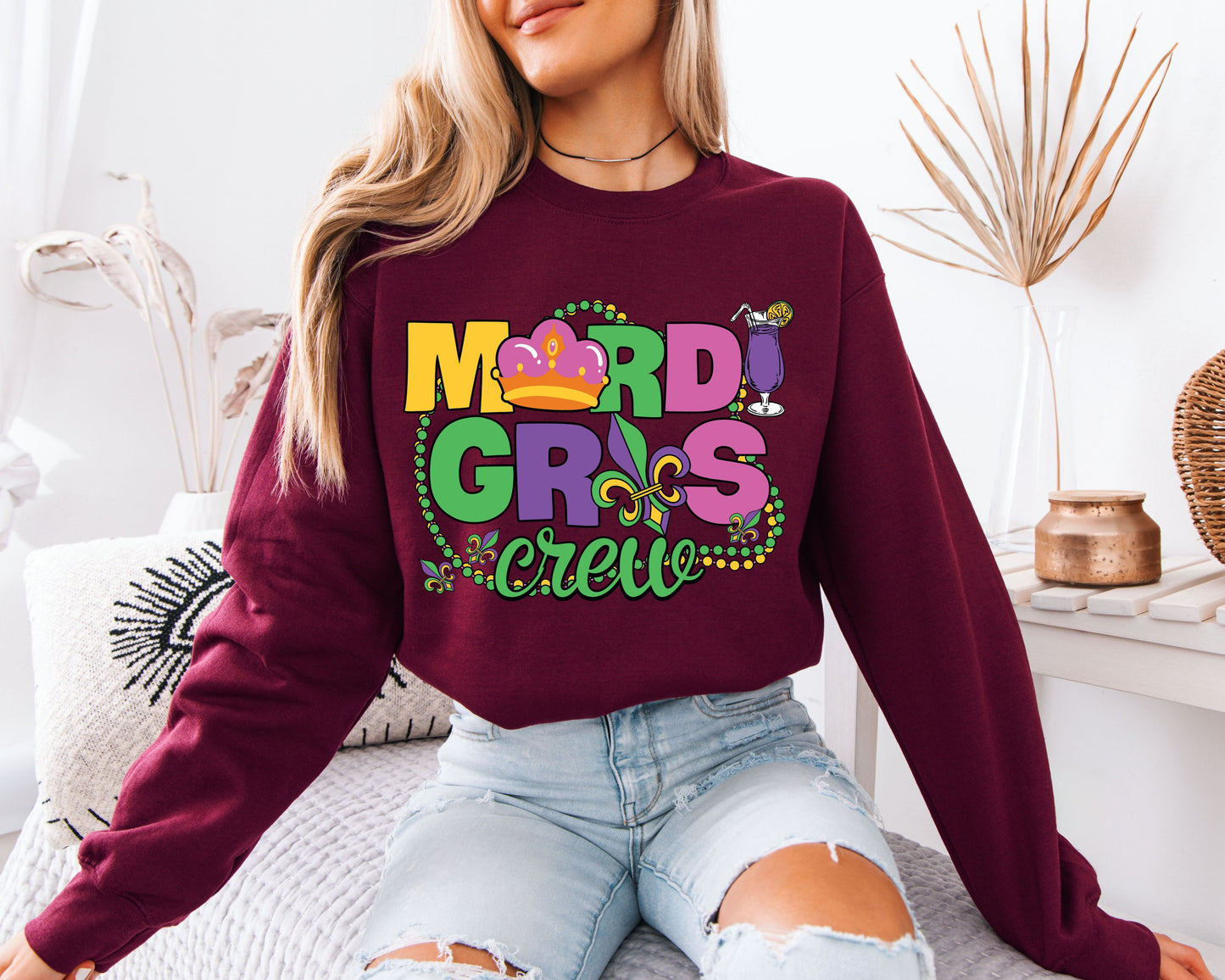 Mardi Gras Season Favorite Cozy Sweatshirt