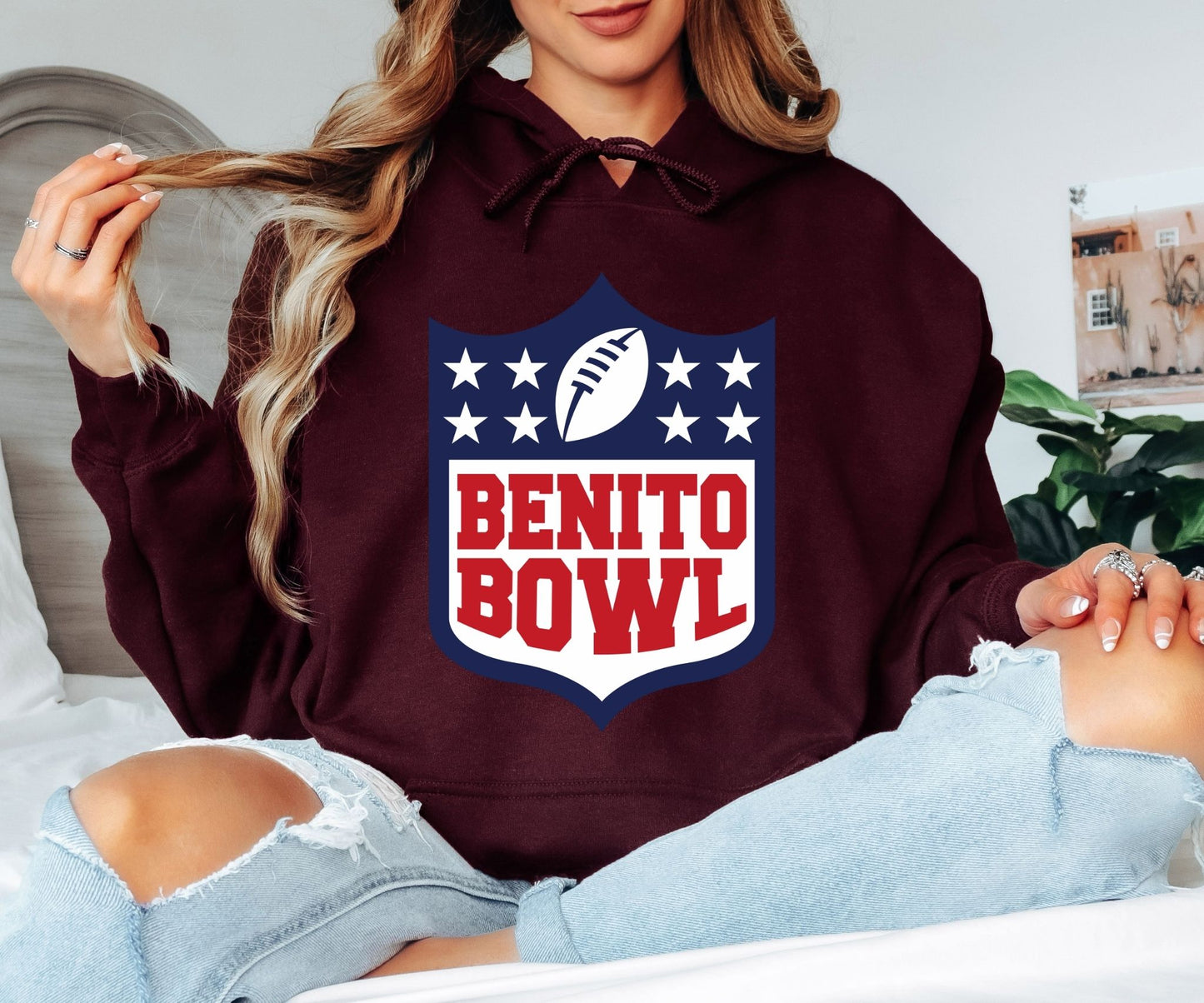 Game Day Football Hoodie, Retro Sports Fan Pullover, Cozy Championship Style Hoodie