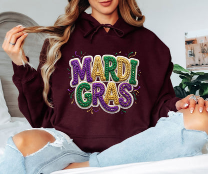 Mardi Gras Hoodie – Bold Carnival Energy