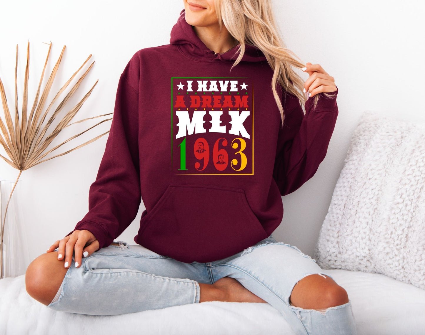 Martin Luther King Jr. Equality Hoodie – Classic Civil Rights Design