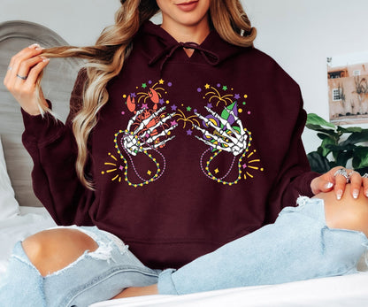 Mardi Gras Hoodie – New Orleans Inspired Design