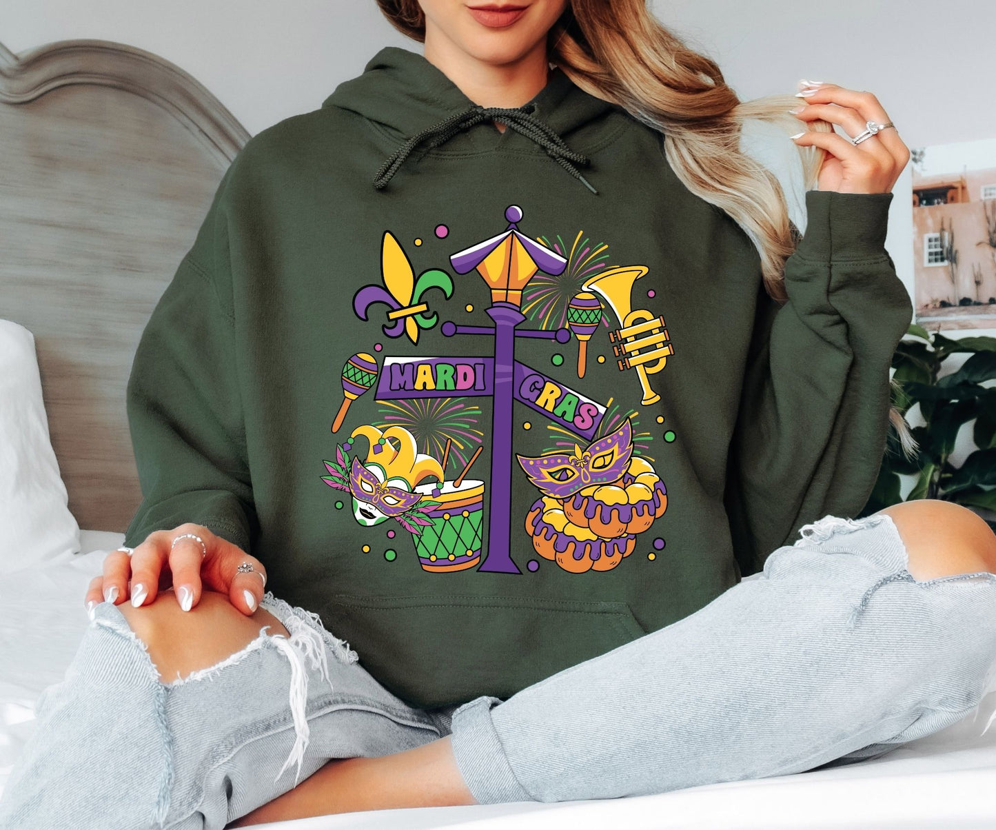 Mardi Gras Hoodie – Carnival Outfit Essential