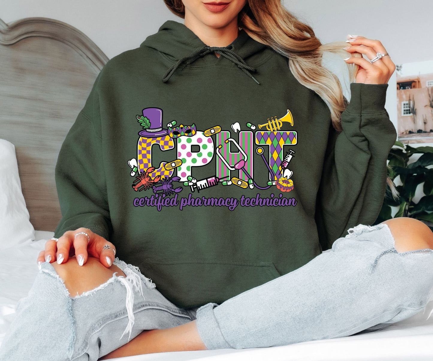 Mardi Gras Hoodie – Parade Day Pullover