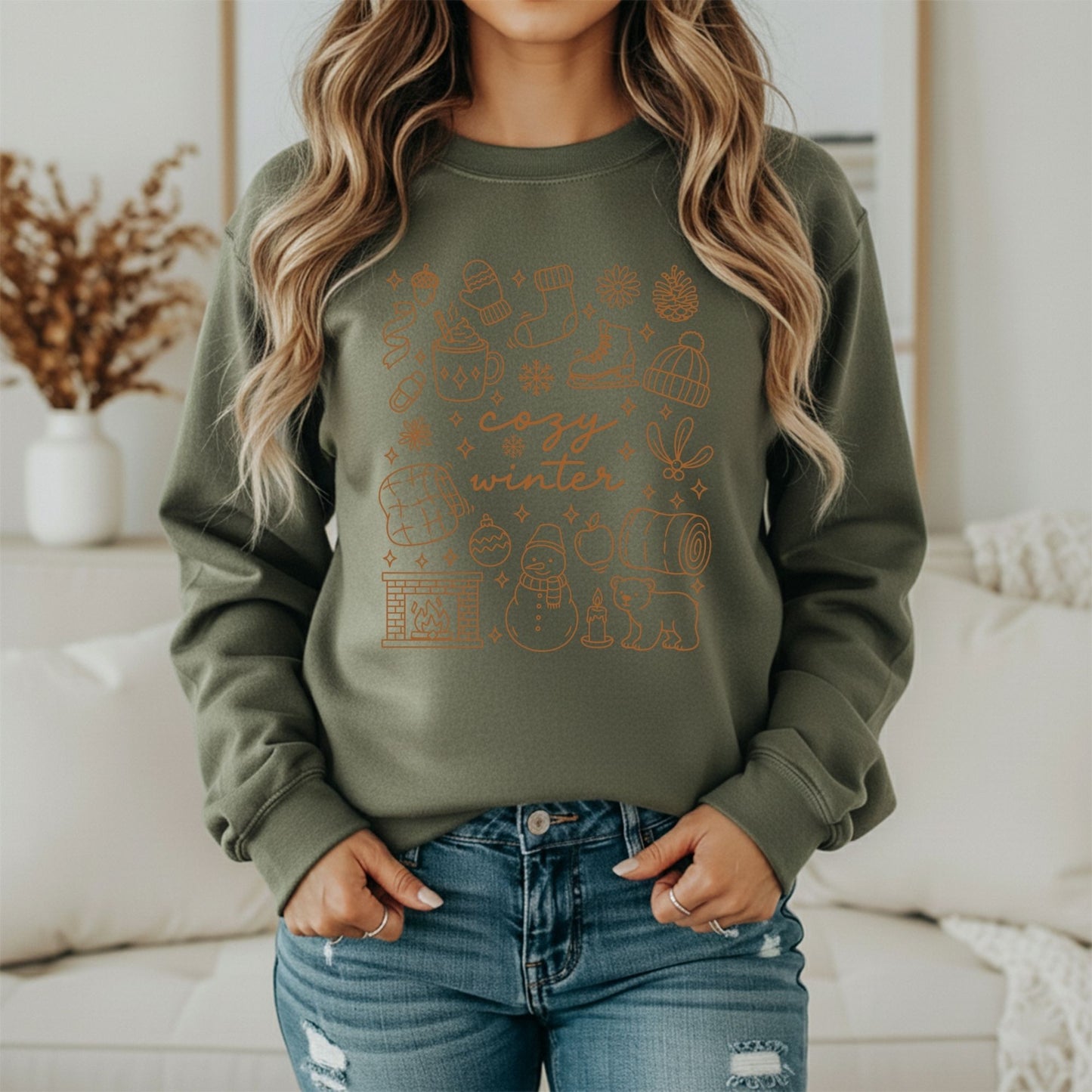 Wintertime Comfort Sweatshirt – Soft Cold Weather Wear