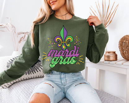 Fat Tuesday Festival Mardi Gras Sweatshirt