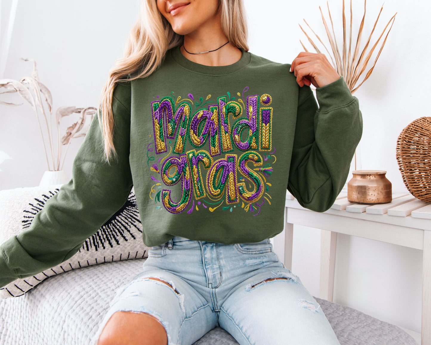 Celebration Season Parade Mardi Gras Sweatshirt