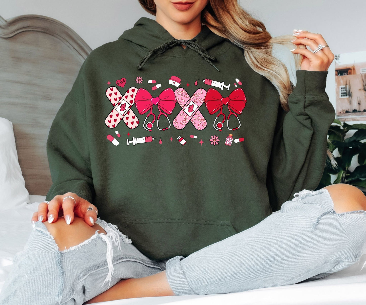 Valentine Hoodie – Love All Day Long