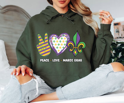 Mardi Gras Hoodie – Fat Tuesday Party Outfit