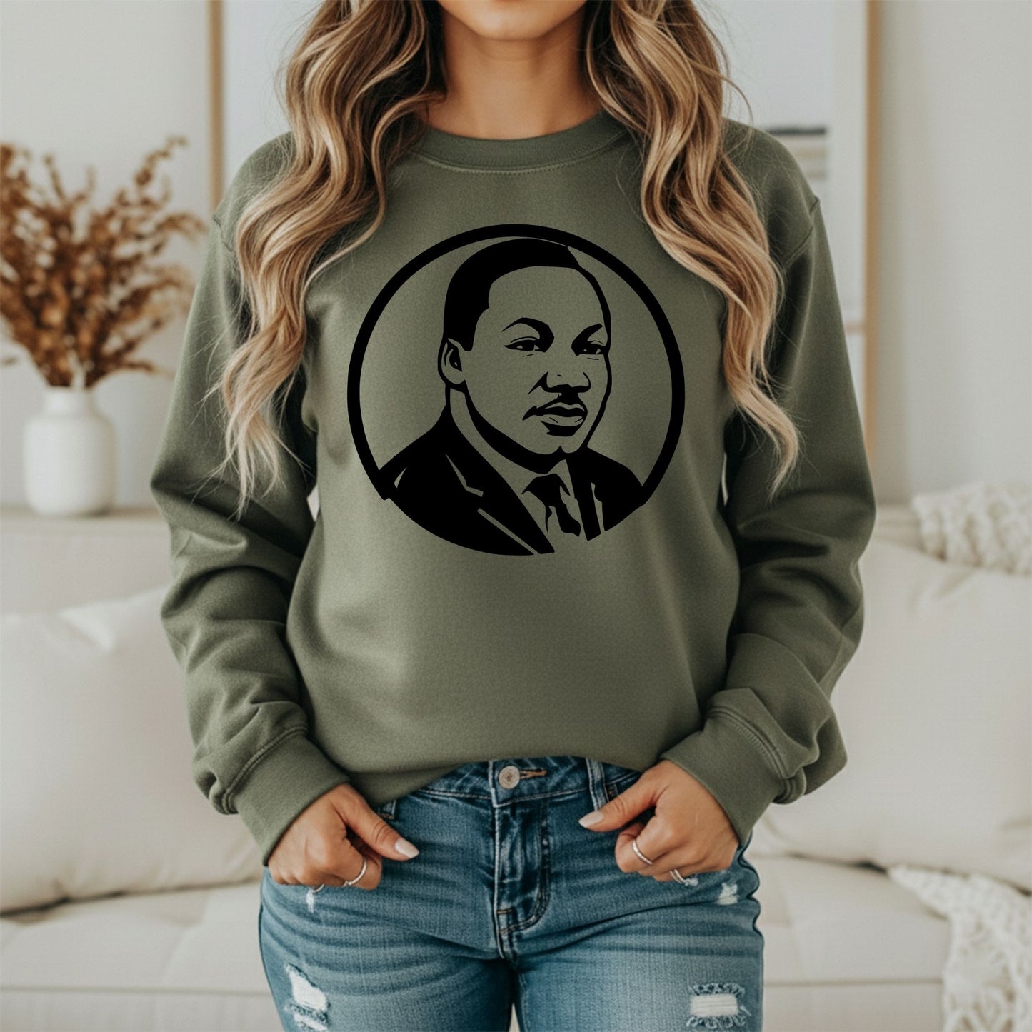 Martin Luther King Jr. Quote Sweatshirt – Human Rights Graphic