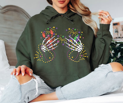 Mardi Gras Hoodie – New Orleans Inspired Design