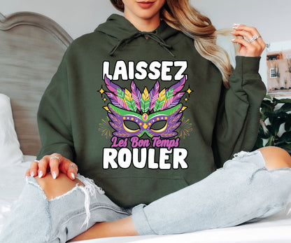 Mardi Gras Celebration Hoodie – Unisex Pullover