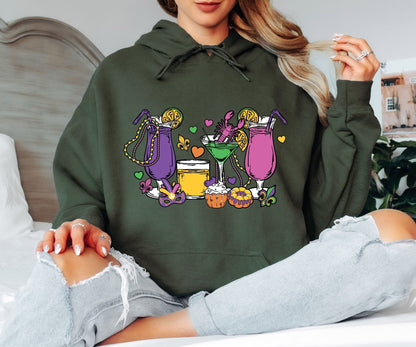 Mardi Gras Hoodie – Festival Night Outfit