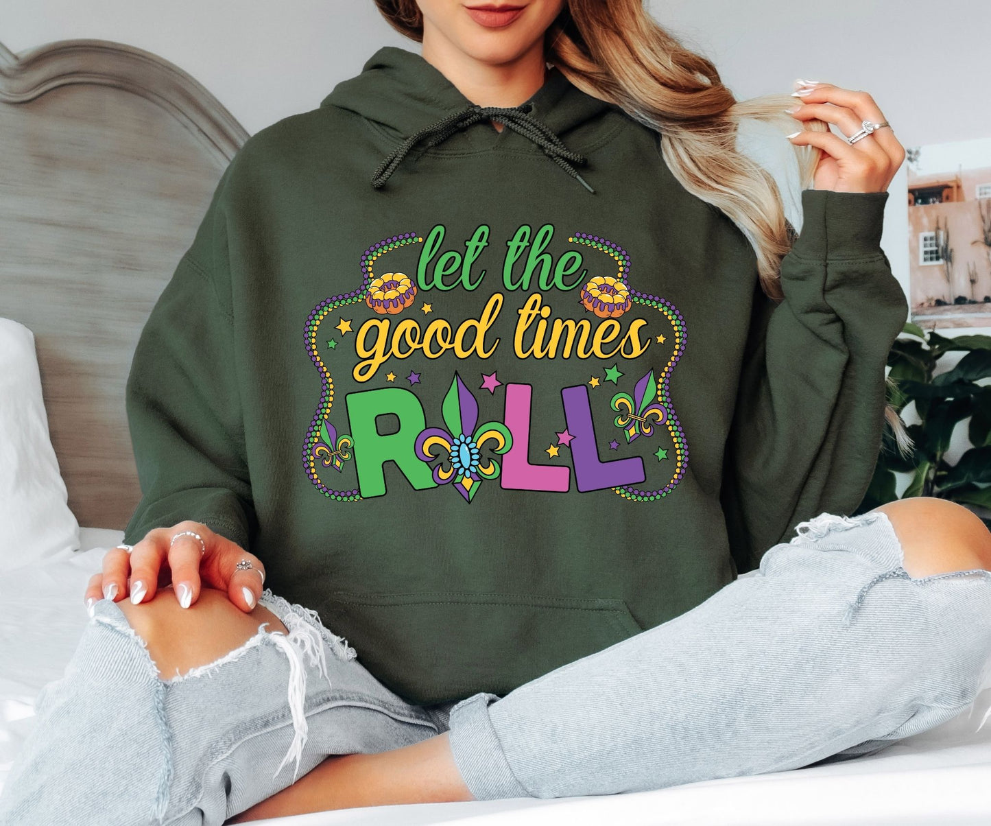 Mardi Gras Hoodie – Bold Carnival Statement
