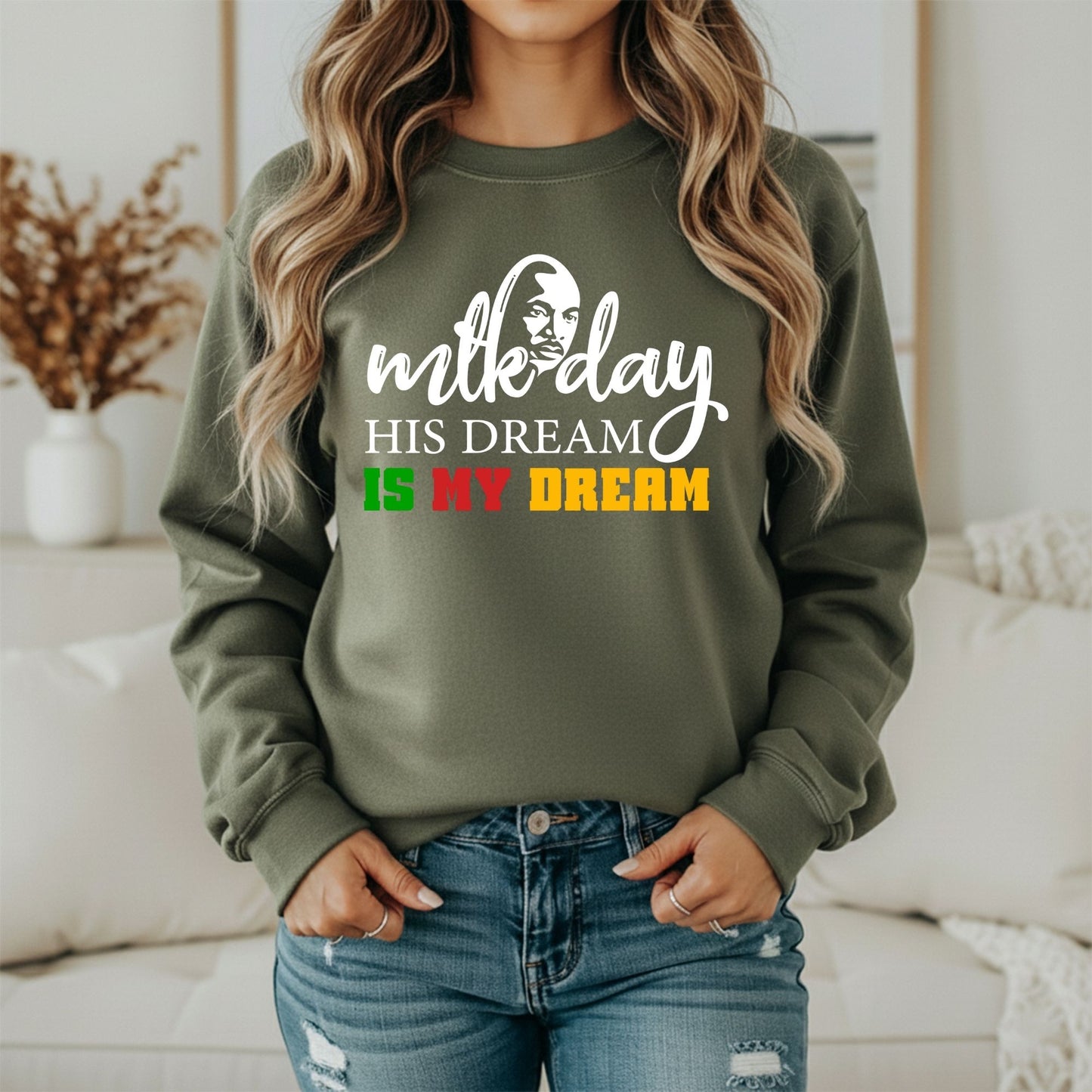 Martin Luther King Jr. Freedom Movement Sweatshirt – Inspirational Graphic