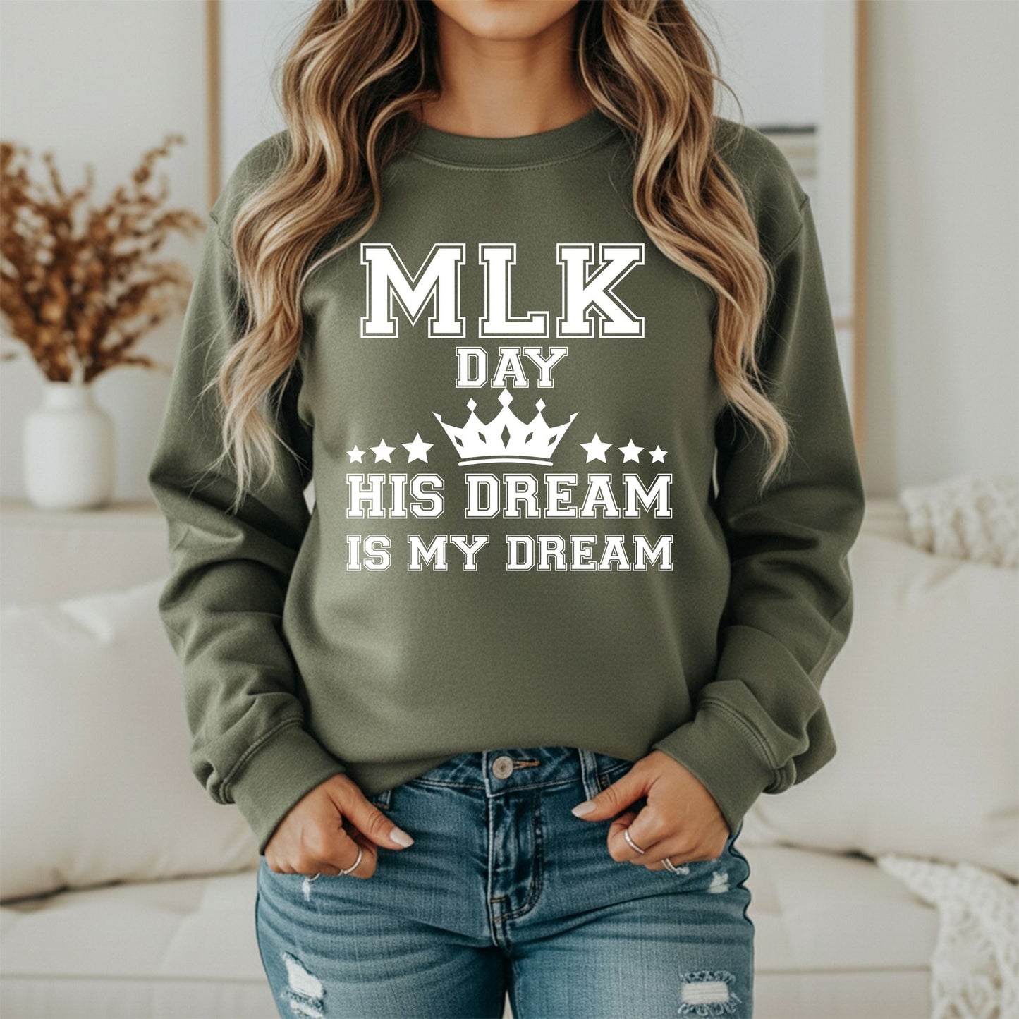 MLK Inspirational Equality Sweatshirt – Justice Statement