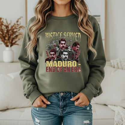 Arrest Maduro Sweatshirt – Freedom for Venezuela Political Graphic