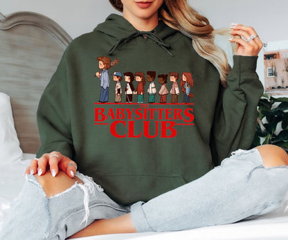 The Babysitters Club Hoodie, Retro Book Series Inspired Graphic Hoodie, Cozy Unisex Pullover