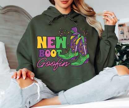 Mardi Gras Hoodie – Fun Party Graphic Pullover