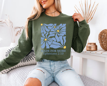 Garden Market Sweatshirt, Vintage Flower Stand Graphic Crewneck, Aesthetic Cozy Pullover
