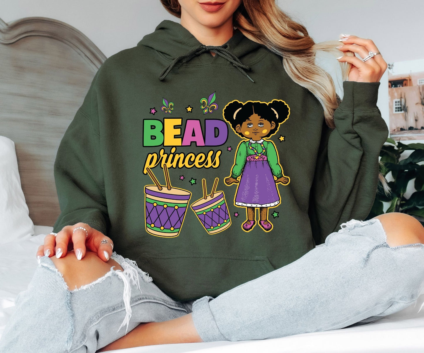 Mardi Gras Hoodie – Let the Good Times Roll Design