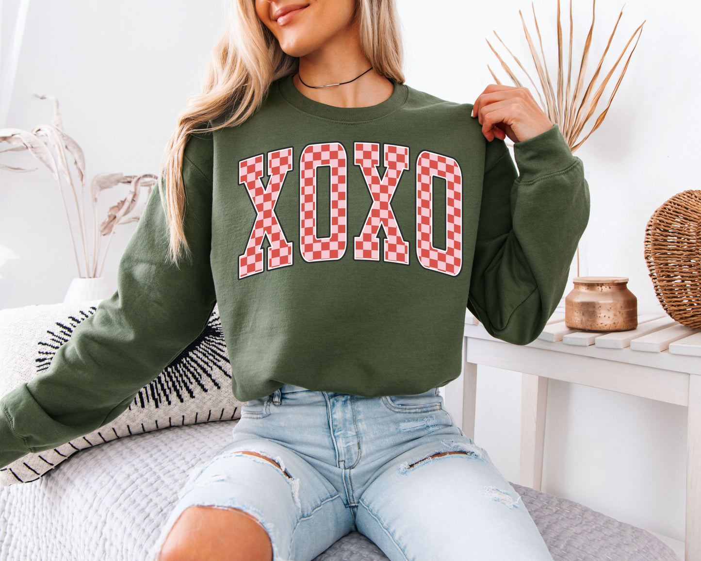 Cheetah Print Heart Crewneck | Neutral Animal Print Valentine’s Day Sweater | Wild Love Gift