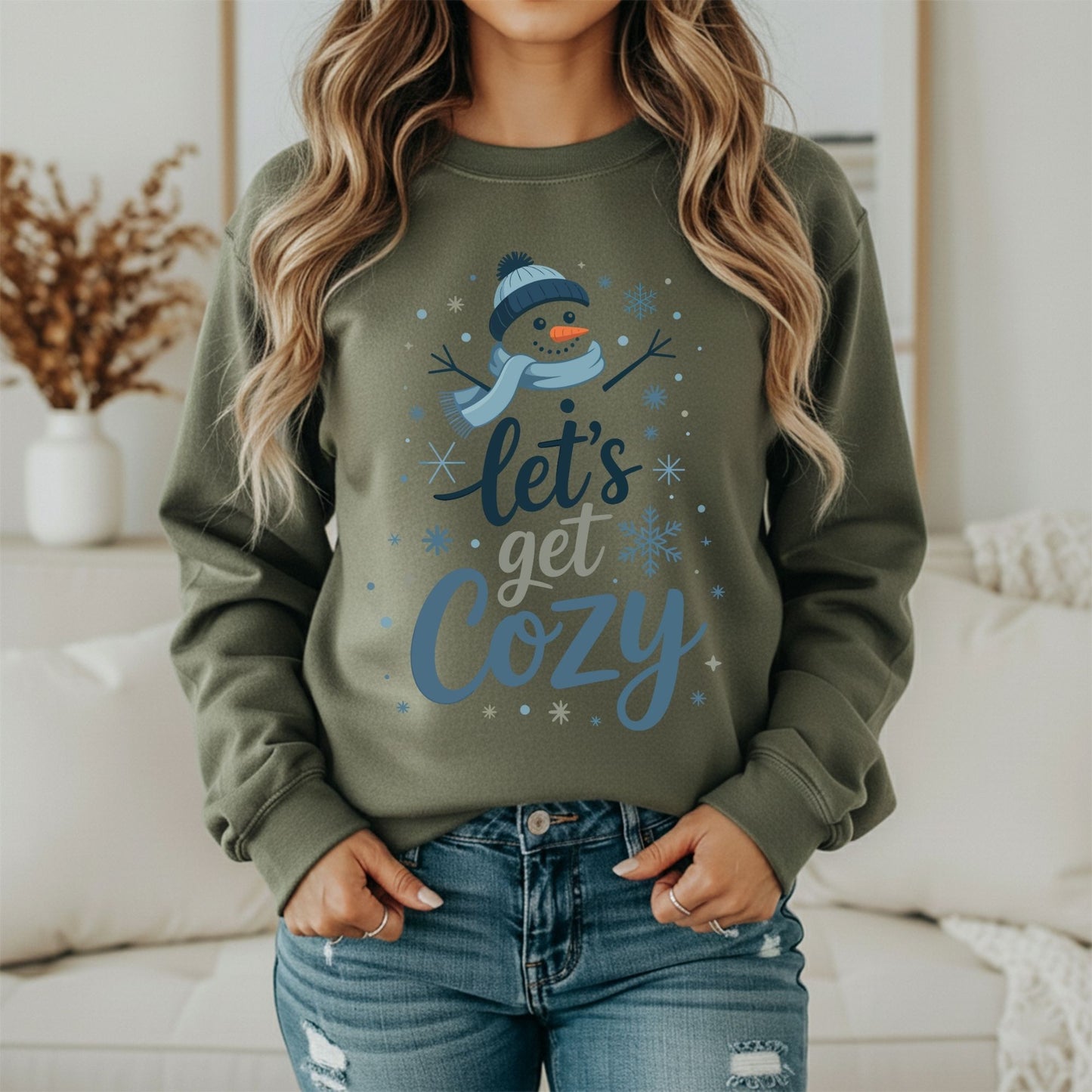 Snow Season Sweatshirt – Minimal Winter Graphic Design