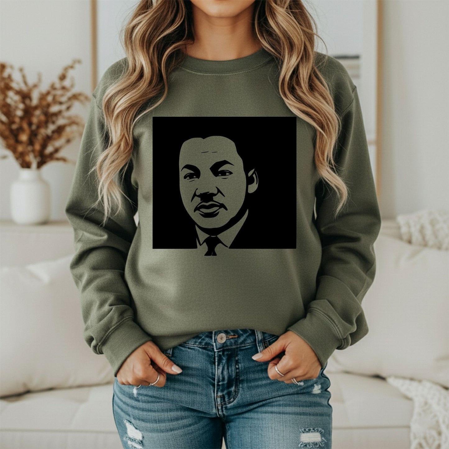 MLK Dream Message Sweatshirt – Civil Rights Inspirational Apparel