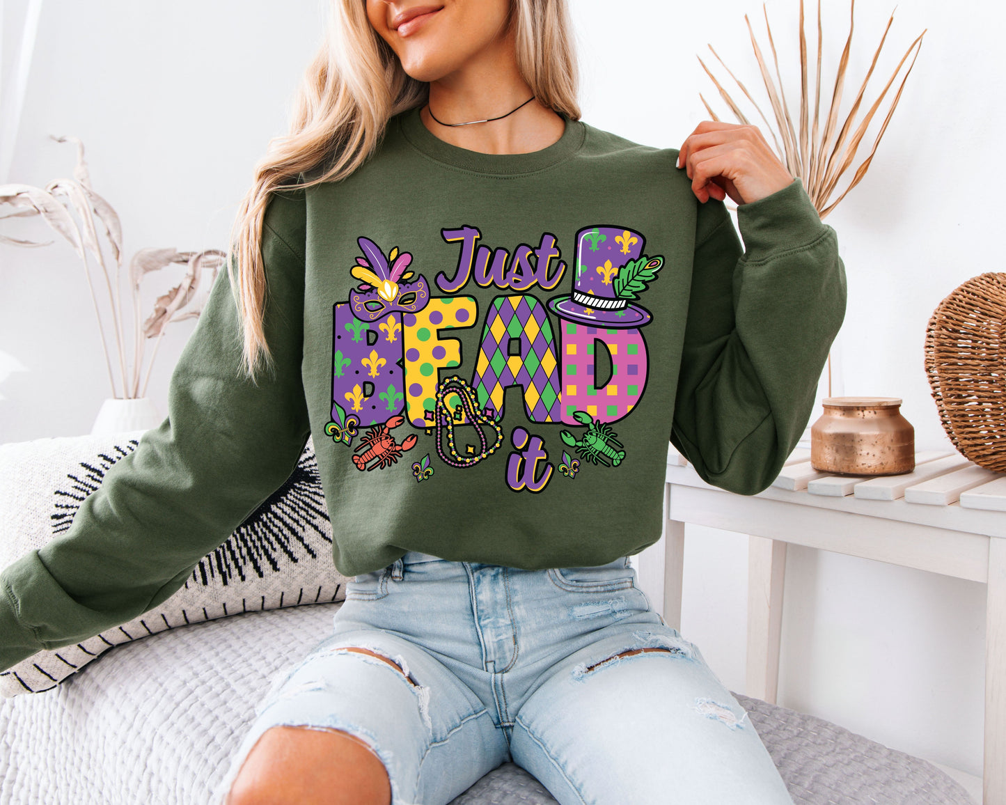 Celebration Season Mardi Gras Sweatshirt