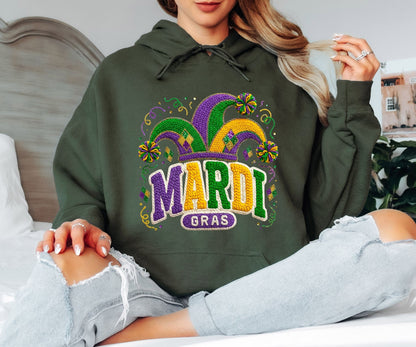 Mardi Gras Hoodie – Let the Good Times Roll Carnival