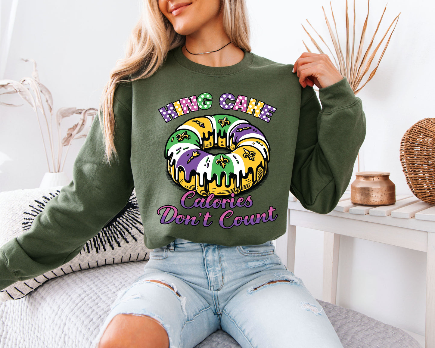 Mardi Gras Ready Festival Crewneck