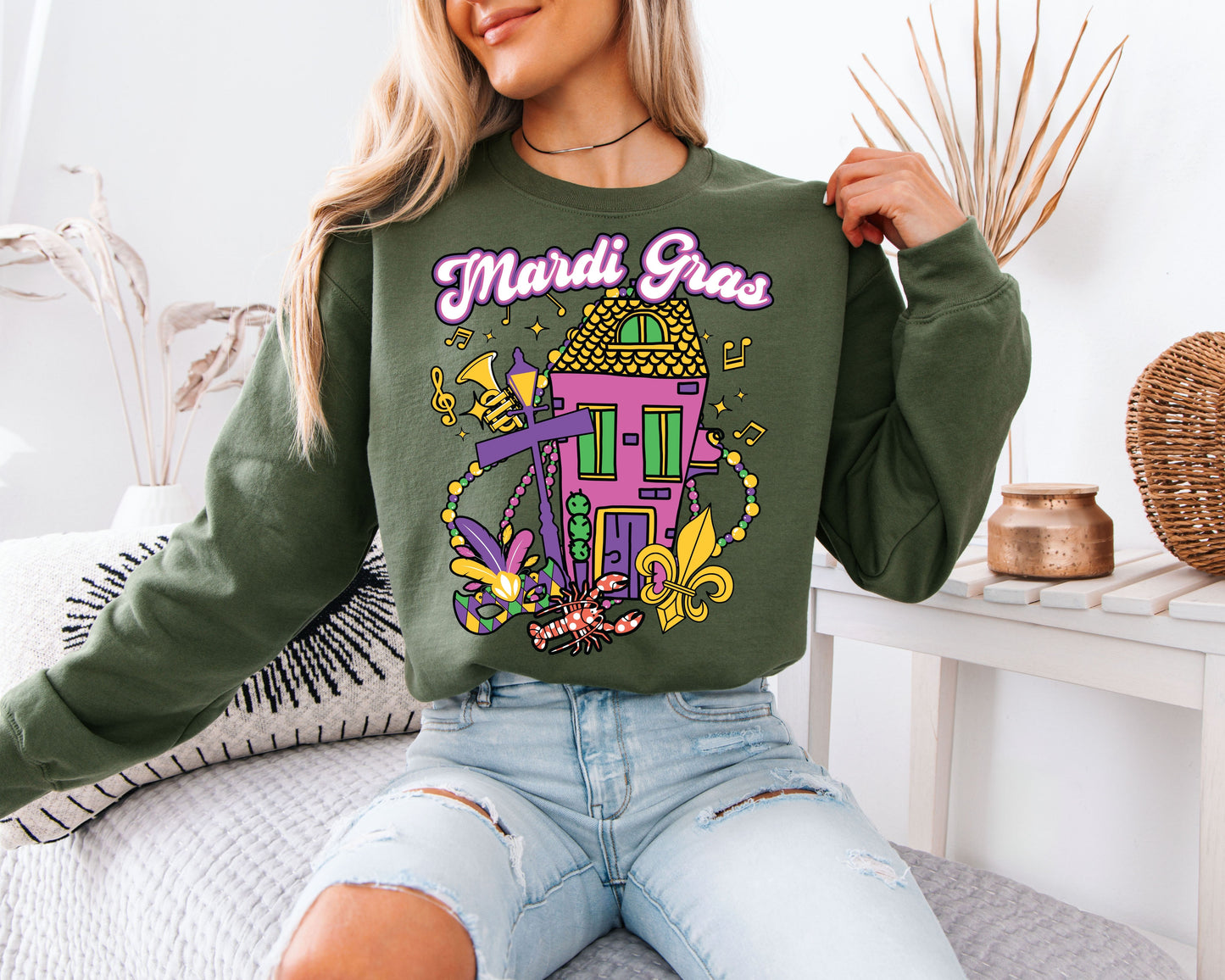 Festival Lover Mardi Gras Sweatshirt