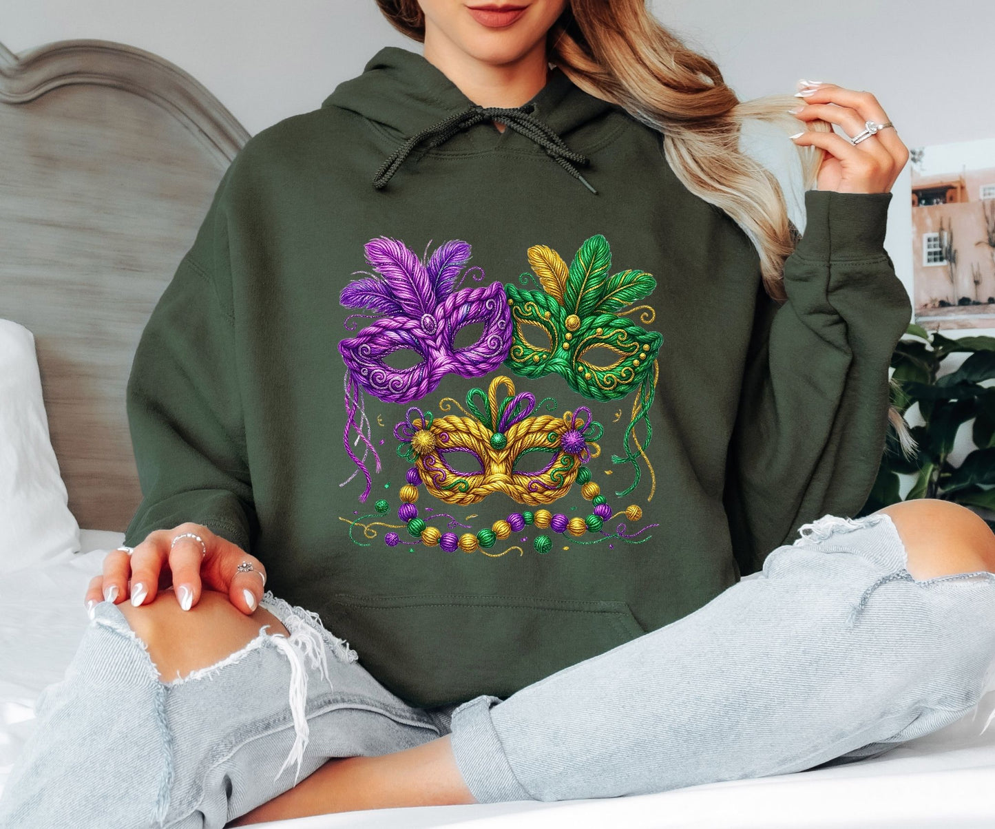 Mardi Gras Hoodie – Festival Style Pullover